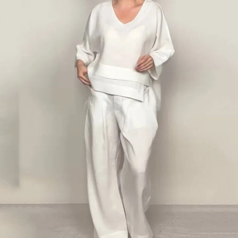“ClaraPure FlowSet Minimalist Oversized Two-Piece Set”