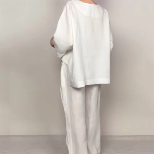 “ClaraPure FlowSet Minimalist Oversized Two-Piece Set”