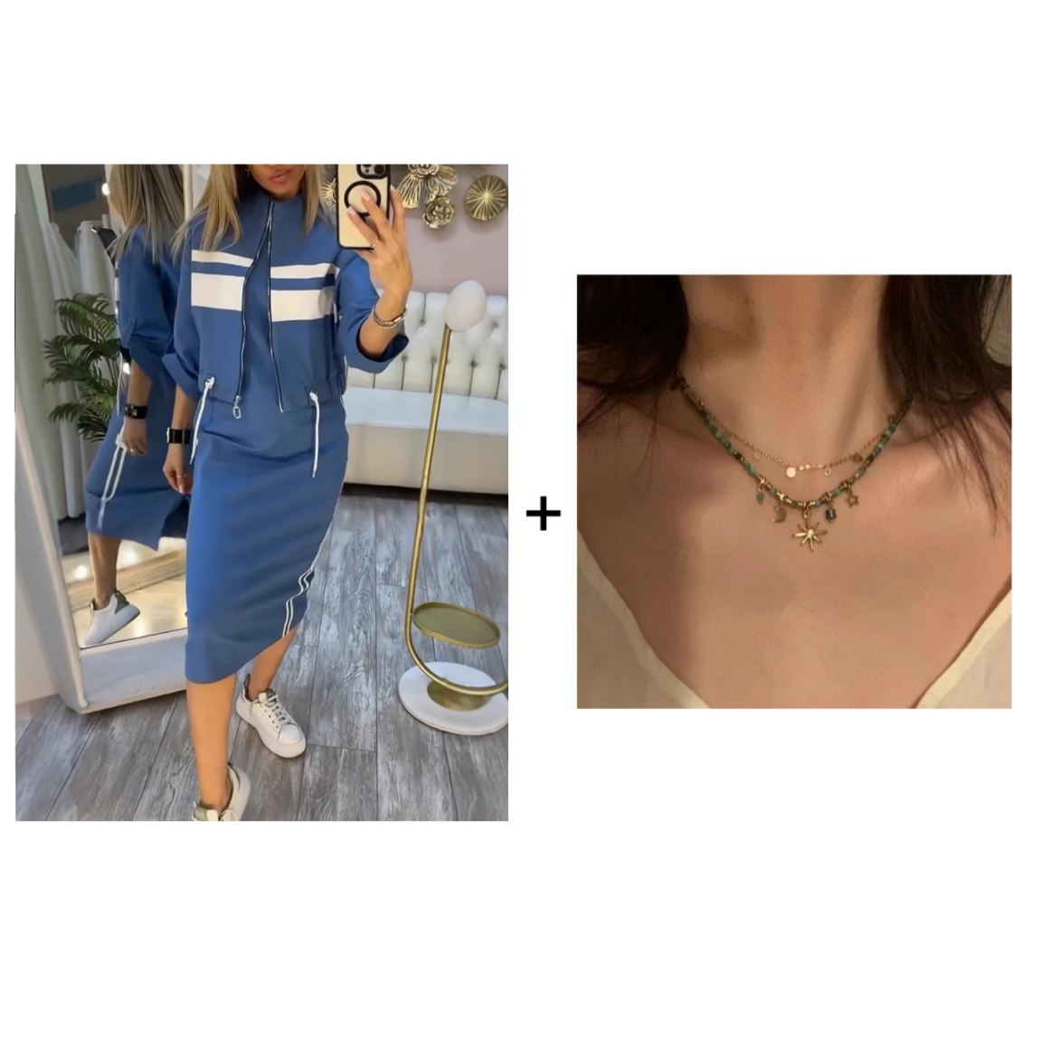 DuoChic Alviera Collar Set