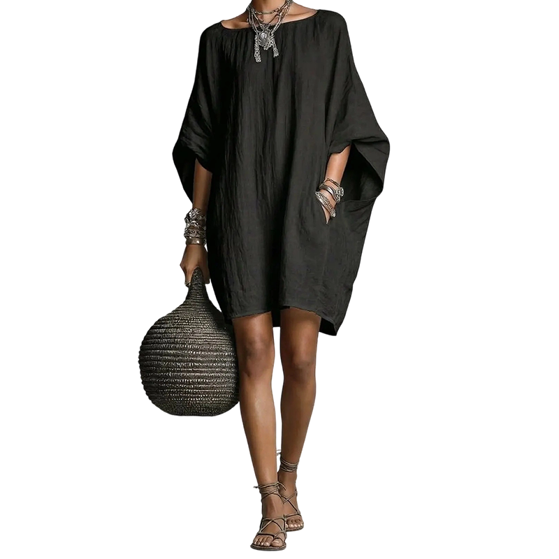 🔥 Women's Oversized Batwing Sleeve Dress