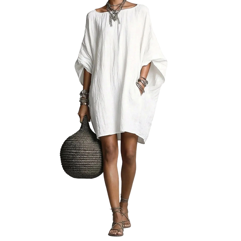 🔥 Women's Oversized Batwing Sleeve Dress