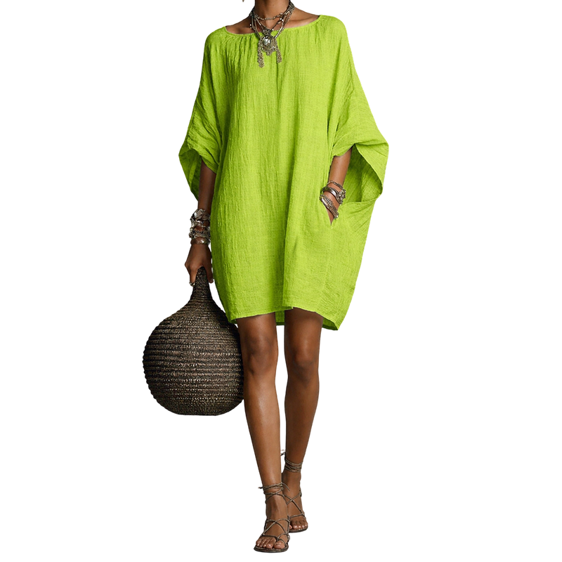 🔥 Women's Oversized Batwing Sleeve Dress