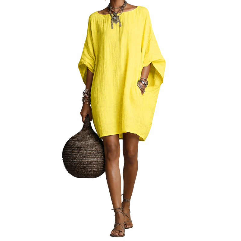 🔥 Women's Oversized Batwing Sleeve Dress