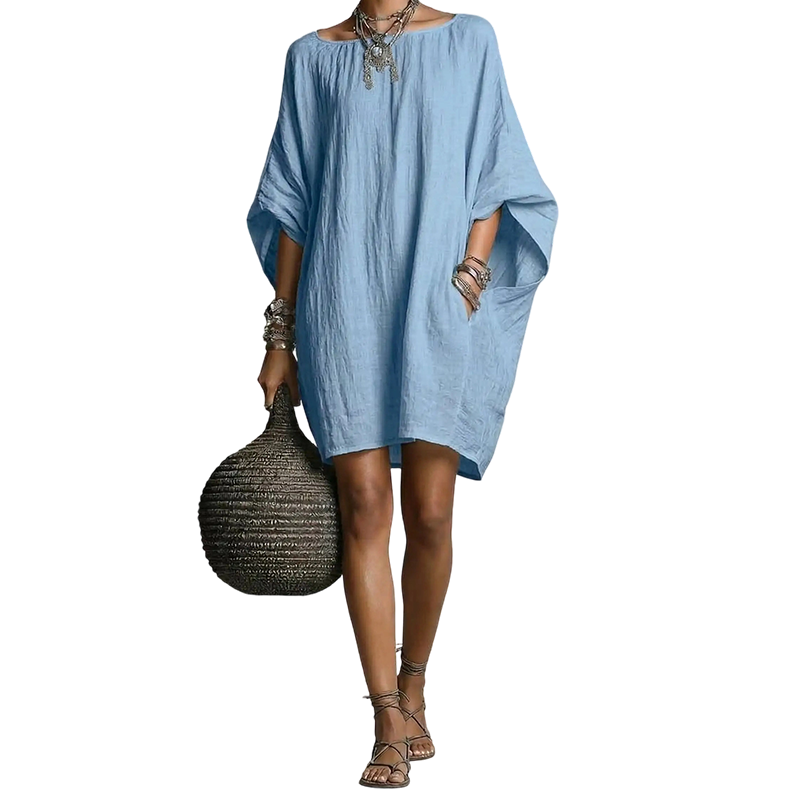 🔥 Women's Oversized Batwing Sleeve Dress