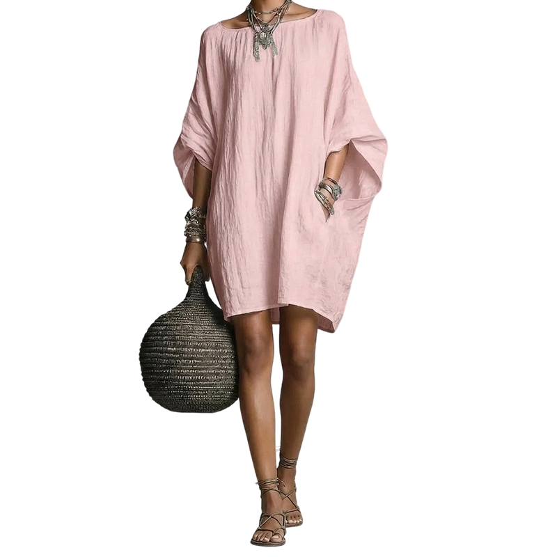 🔥 Women's Oversized Batwing Sleeve Dress